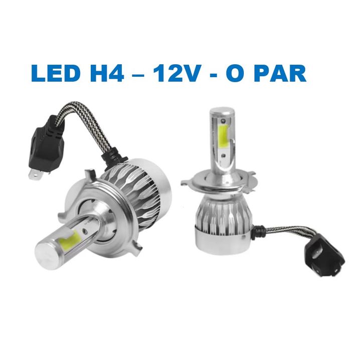 ISO14LFV10 H4 12V - KIT LAMPADA LED H4 12V 30W 20000LM 6500K (EMB. COM 02 PC- VALOR DO PAR) - KIT