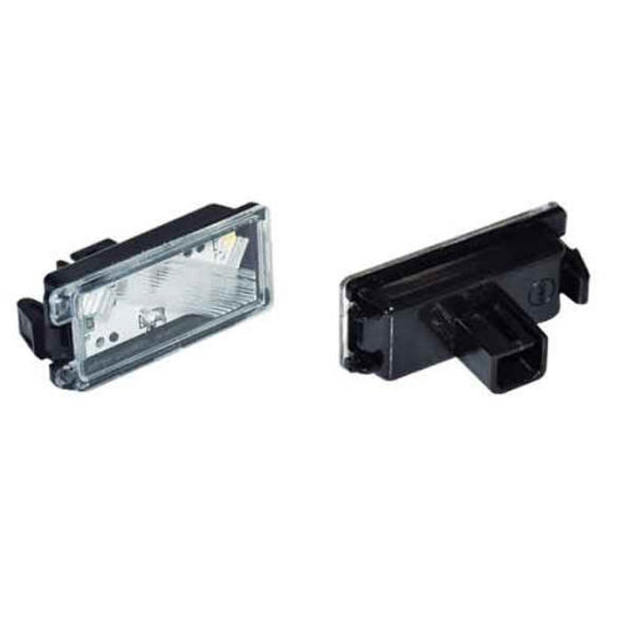 ISO1906036 LD - LANTERNA PLACA FIAT 500 12/... CONECTOR QUADRADO LD - PC
