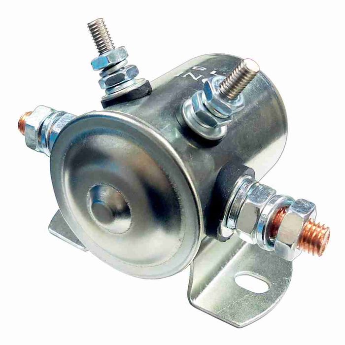 DNI8189 12V - RELE UNIVERSAL USO CONTINUO 100A 12V/ 4 BONES/ NEG. ISOLADO - PC