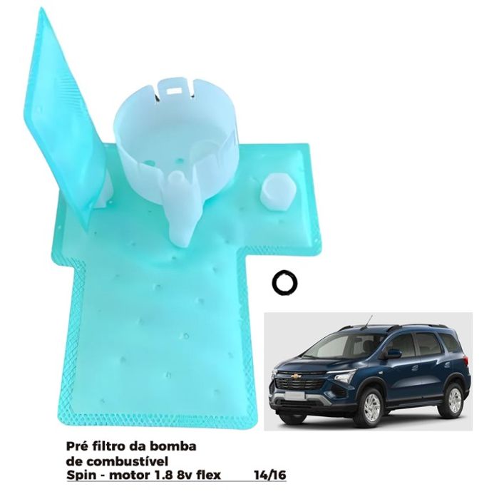 ISO1903035 - PRE FILTRO BOMBA COMBUSTIVEL SPIN/ 1.8 FLEX 14/16 (EMB. COM 01 PECA - VALOR UNITARIO) - PC