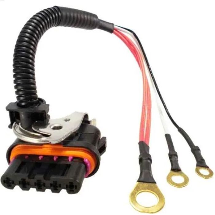 C305.7599 - CHICOTE 05 VIAS ALTERNADOR 80A/24V - C/ 3 TERMINAIS OLHAIS - MB/ VW COSTELLATION (EMB. COM 01 PECA - VALOR UNITARIO) - PC