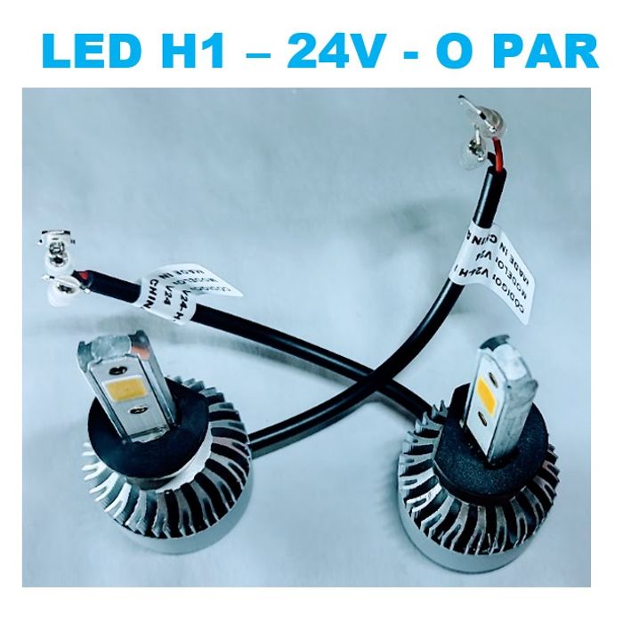 ISO14LFV24 H1 24V - KIT LAMP. FAROL LED 24V- H1/ 36W/ 280000LM/ 6500K (EMB. COM 02 PC- VALOR DO PAR) - KIT