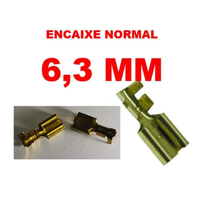 ISO1900003 - TERMINAL ENCAIXE 6,3 MM (100 PCS - VALOR DO CENTO) - CT