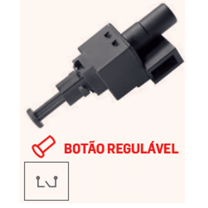 OLP14156 - INT. FREIO/ EMBREAGEM GOL G3/ GOLF/ FOX - BIPOLAR - PC