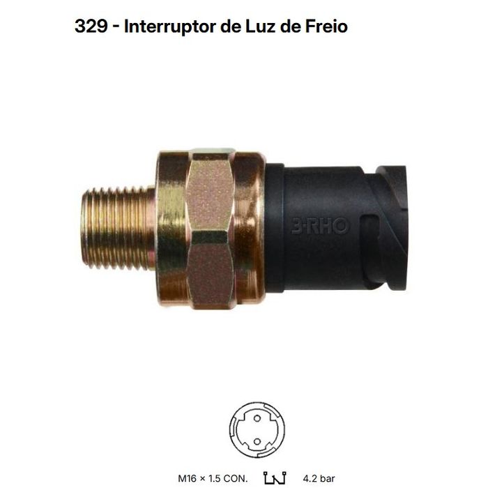 RHO0329 - INT. FREIO VOLVO B12M/ FH12 - PC