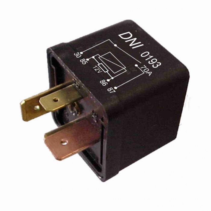 DNI0193 12V - RELE AUX. VENTILADOR/ AR COND/ ALIVIO FI - PC