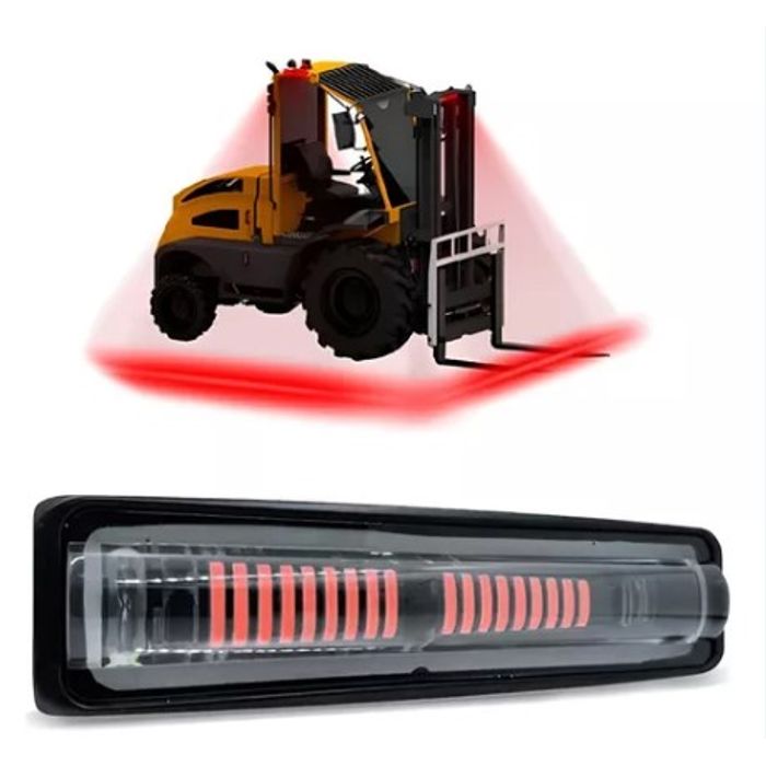 ISO17F1012 RED - FAROL LED ZONE VERMELHA 12/24V P/ EMPILHADEIRA 20W - VLR UNITARIO - PC