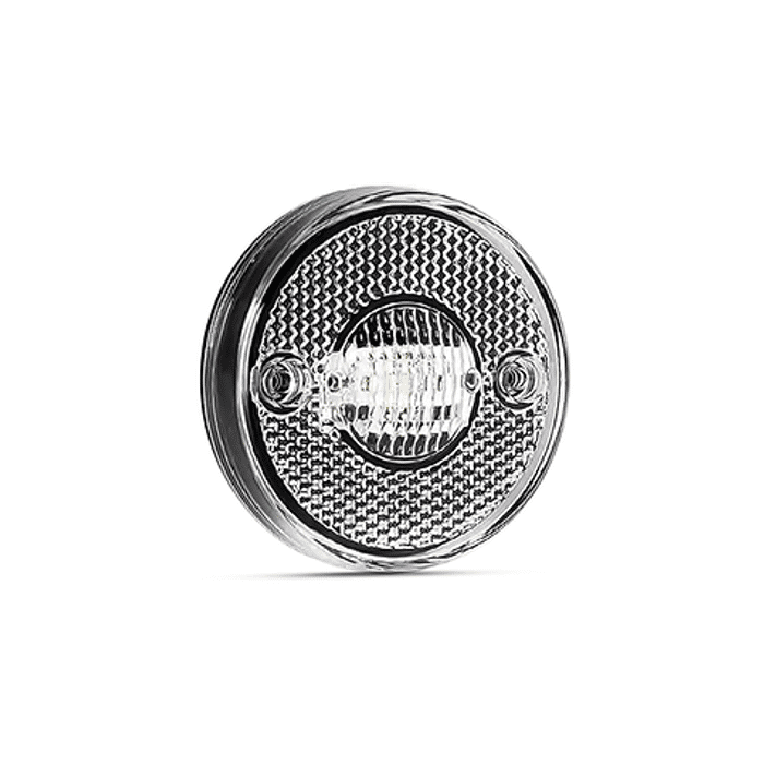 ISO20005 CR 12/24V - LANTERNA LATERAL SEM SUPORTE 65MM - CRISTAL - 12/24V - PC