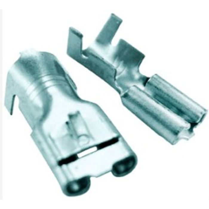 ISO82183 - TERMINAL ENCAIXE COM TRAVA ESTANHADO 6,7 MM (EMB. COM 100 PECAS - VALOR DO CENTO) - CT