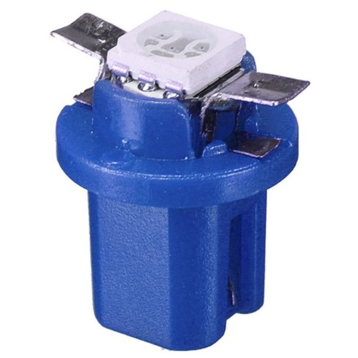 ISO6L4753 12V AZ - SOQUETE PAINEL 12V C/ LED AZUL (EMB. COM 1 PECA- VALOR UNITARIO) - PC