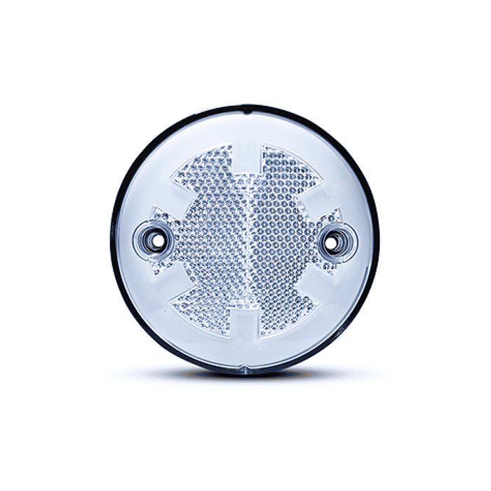 ISO20046 CR 12/24V - LANTERNA LATERAL APOLO 85MM - CRISTAL 12/24V - SEM SUPORTE - PC