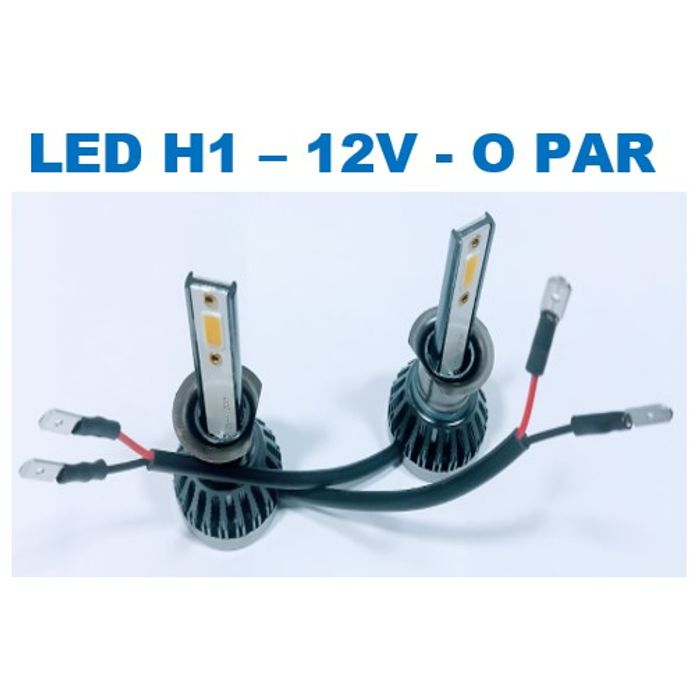 ISO14LFY3 H1 12V - KIT LAMPADA FAROL LED 12V H1 MINI 36W 20000LM 6500K (EMB. COM 02 PC- VALOR DO PAR) - KIT