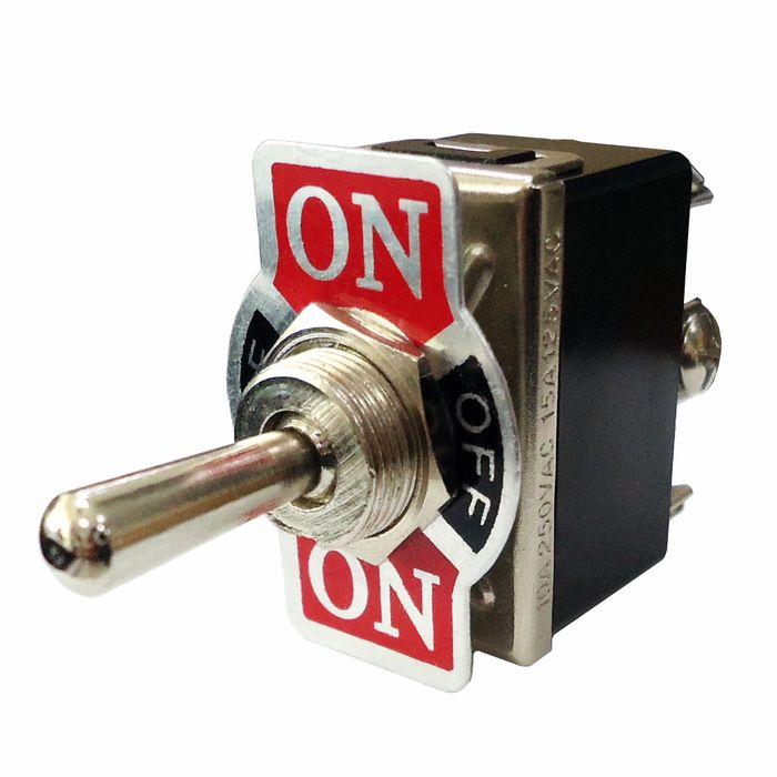 DNI2075 12/24V - CHAVE TIC-TAC BIPOLAR PULSO/OFF/PULSO 6 TERMINAIS - PC