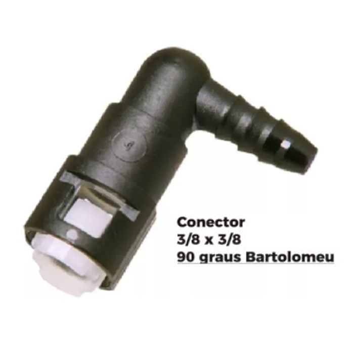 ISO1905614 - CONECTOR 3/8 X 3/8 - BARTOLOMEU - 90 GRAU (EMB. COM 01 PECA - VALOR UNITARIO) - PC