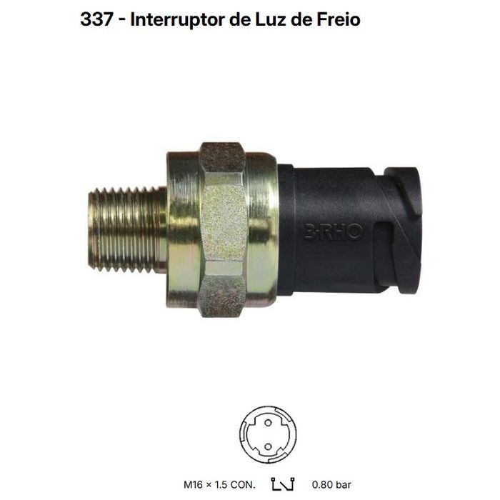 RHO0337 - INT. FREIO VOLVO/ B10M-EDC - PC