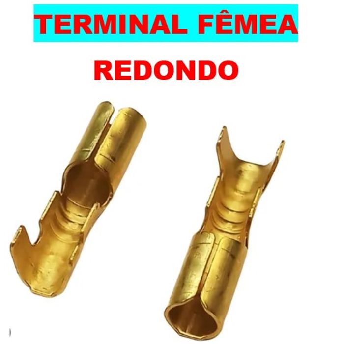 ISO1900028 - TERMINAL FEMEA REDONDO (50 PCS - VALOR UNIT) - PC