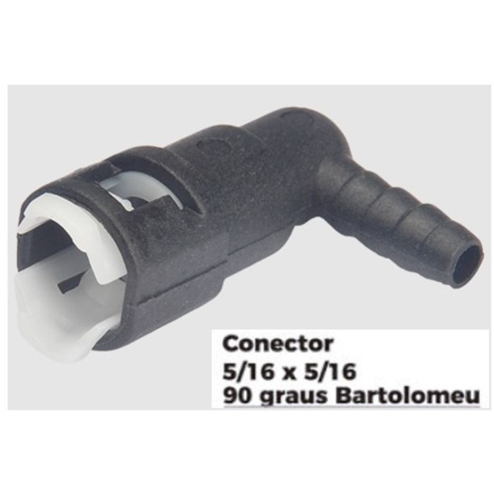 ISO1905603 - CONECTOR 90 GRAU- BARTOLOMEU 5/16 X 5/16 (EMB. COM 01 PECA - VALOR UNITARIO) - PC