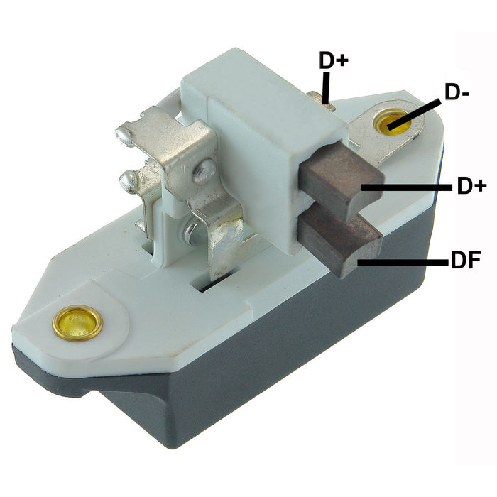 GA0027 12V - REGULADOR VOLTAGEM BOSCH 14V 55 AH VW GOL/ SANTANA/ FIAT UNO/ FORD/ PLACA  GA1275/ GA1277 (EMB. COM 01 PECA- VALOR UNITARIO) - PC