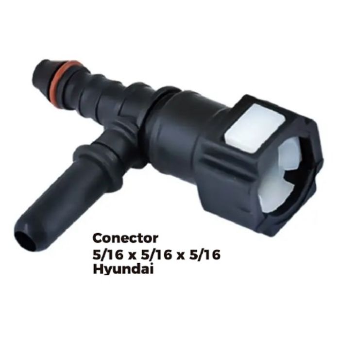 ISO1905612 - CONECTOR 5/16 X 5/16  X 5/16 - LINHA RENAUT/ HYUNDAI (EMB. COM 01 PECA - VALOR UNITARIO) - PC