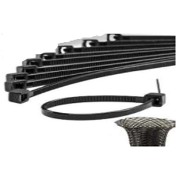 ISOAP150IPT - ABRACADEIRA NYLON 15 CM PRETA (EMB. COM 100 PCS - VALOR DO CENTO) - CT