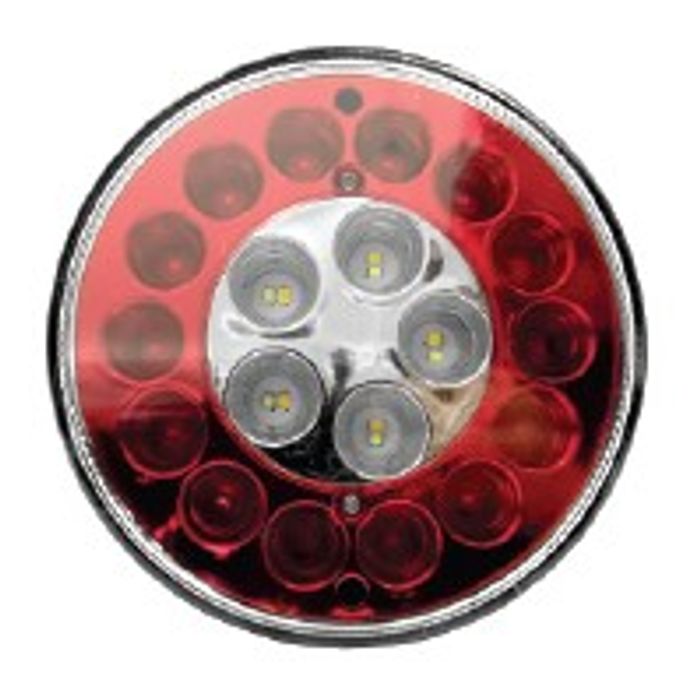 ISO22L5043 12/24V - LANTERNA LED TRASEIRA REDONDA 12/24V FCR (EMB. COM 01 PECA- VALOR UNITARIO) - PC