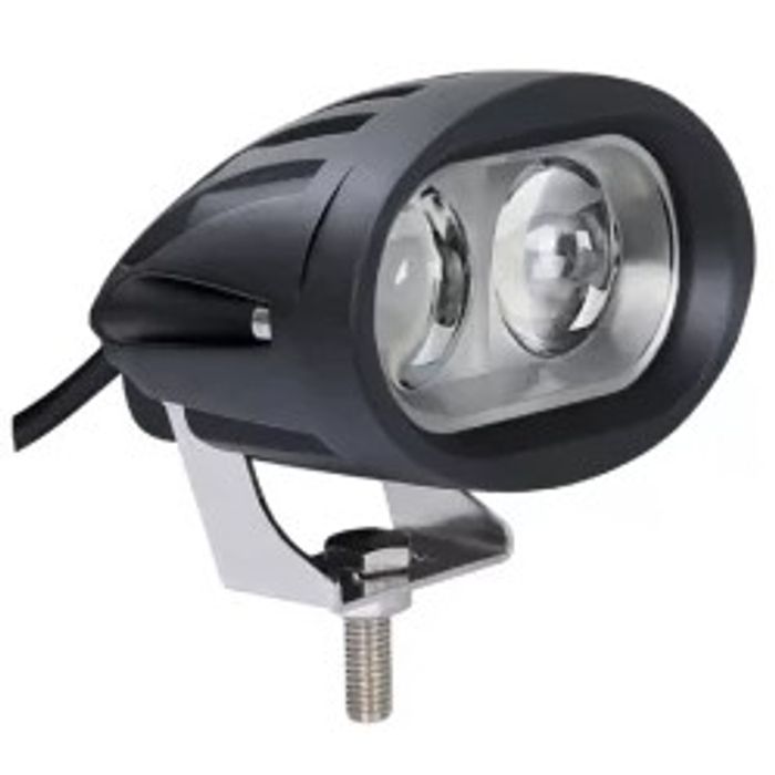 ISO14F6960 12/24V - FAROL AUX. LED OVAL 12/24V 20W- C/ 2 LEDS (EMB. 01 PC- VALOR UNITARIO) - PC
