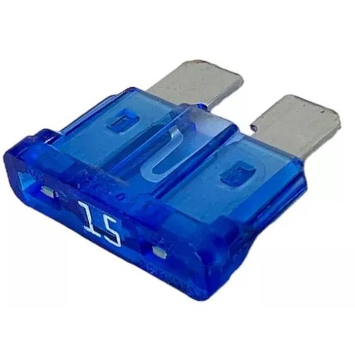 ISO-1015 - FUSIVEL LAMINA 15A - AZUL - 19 X 19 X 5MM - UN