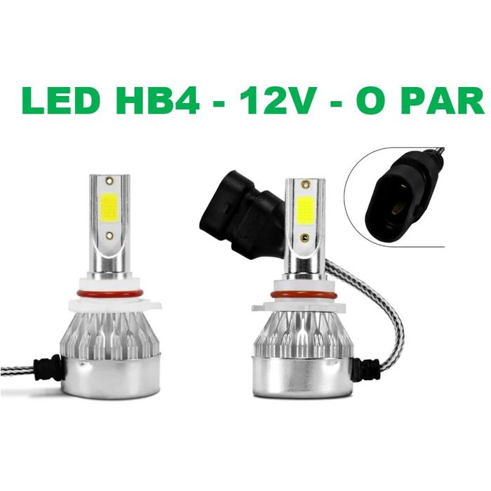 ISO14LFV10 HB4 12V - KIT LAMPADA LED HB4-9006 12V 30W- 20000LM - 6500K (EMB. COM 02 PC- VALOR DO PAR) - KIT