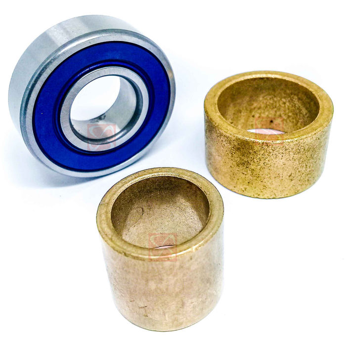 KIT SC1289-STD - KIT BUCHA PARTIDA JE/ BOSCH - WAPSA/ MB/ FORD/ ONIBUS/ CAMINHOES/ ESTE KIT É COMPOSTO POR: 1 - BUCHA SC1916-STD/ 1 - BUCHA SC1915-STD/ 1 - BUCHA ROLAMENTO REF. 6202-2RS - KIT