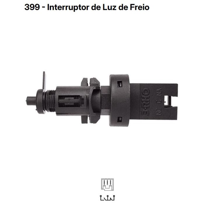 RHO0399 - INT. FREIO FIAT UNO/ PALIO TRIPOLAR - PC