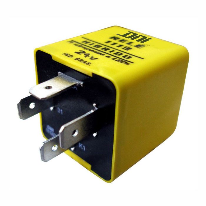 DNI1113 24V - RELE PISCA HIDRIDO 24V 4 TERMINAIS S/SUPORTE - PC