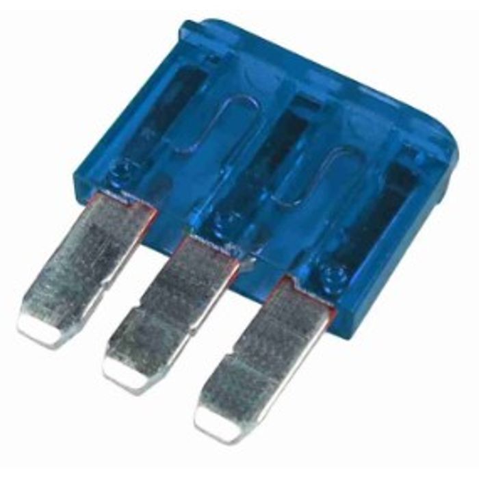 ISO103178-15 - FUSIVEL MICRO LAMINA 3 TERM .15A - AZUL (EMB. COM 01 PC- VALOR UNITARIO) - PC