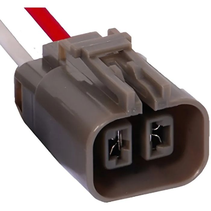 ISO17CH02.5910 - CHICOTE 02 VIAS DO REGULADOR DE VOLTAGEM MITSUBISHI/ FIO 4 MM/ FEMEA/ 2,8MM (EMB. COM 01 PEÇA - VALOR UNITARIO) - PC