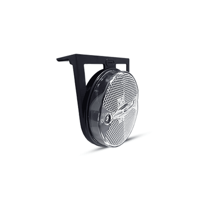 ISO20038 CR 12/24V - LANTERNA LATERAL 85 MM - CRISTIAL 12/24V - COM SUPORTE ACOPLADO - PC