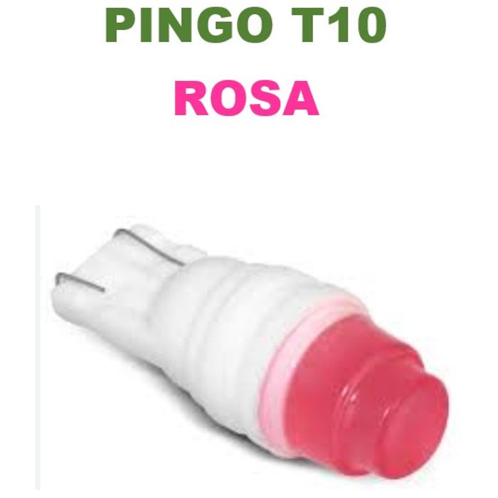 ISO14LPT 2821 RS 12V - LAMPADA LED PINGO T10/2821 12V ROSA (EMB. 01 PC- VALOR UNITARIO) - PC