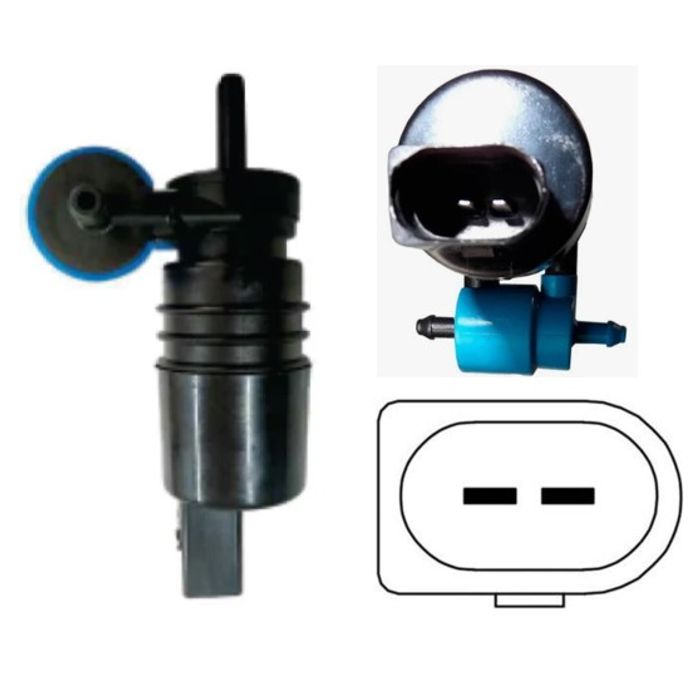 ISO1720610 12V - ELETROBOMBA 2 SAIDAS 12V AUDI A3 A4 GOLF POLO  - PC