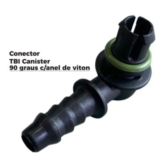 ISO1905646 - CONECTOR 90 GRAU - TBI/ CANISTER COM ANEL DE VITON (EMB. COM 01 PECA - VALOR UNITARIO) - PC