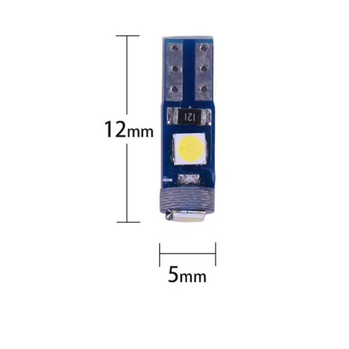 ISO6L166 12V AZUL - LAMPADA LED. COMBUS PINGUINHO - AZUL 12V (EMB. COM 1 PECA- VALOR UNITARIO) - PC