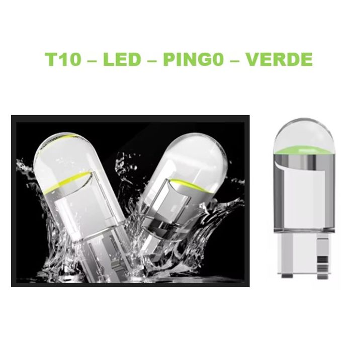 ISO6LT10R VD 12V - LAMPADA PINGO 12V - T10 - ALTA RESISTENCIA - VERDE (EMB. COM 1 PECA- VALOR UNITARIO) - PC