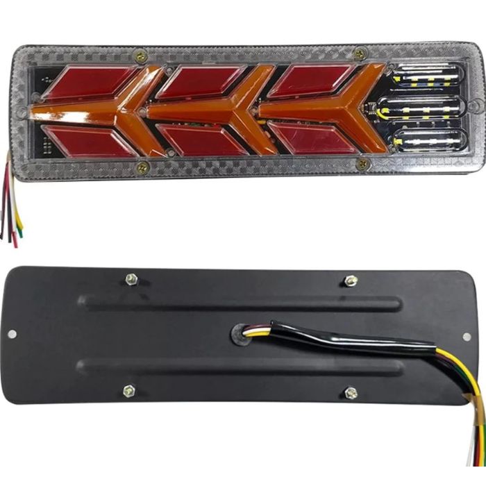 ISO17T1013 12/24V - LANTERNA TRASEIRA 12/24V BIVOLT LED SEQUENCIAL - PC