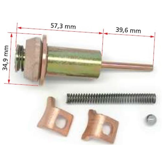 ISO7-1719 - EMBOLO AUTOM. PART. NIPODENSO/ EMPILH M8 - 57,3 X 39,6 X 34,9 MM (EMB. COM 01 KIT - VALOR DO JG) - JG