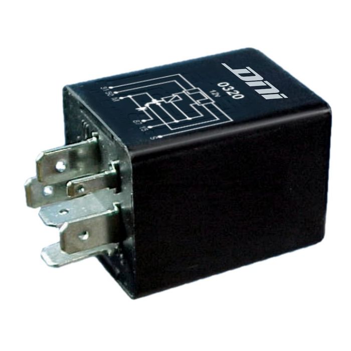 DNI0320 12V - RELE PARTIDA FRIO FIAT TODOS A ALCOOL - 6 TERM. 12V - PC