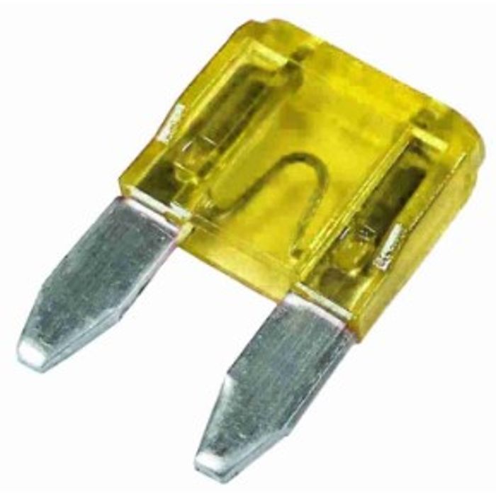 ISO103170-20 - FUSIVEL MINI - 20 AMP - AMARELO (EMB. COM 10 PCS - VALOR UNITARIO) - PC