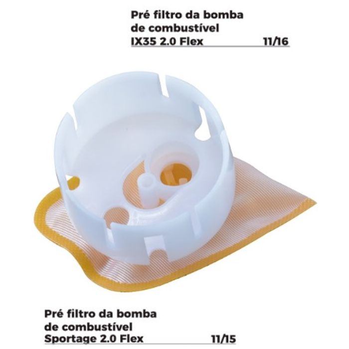 ISO1903041 - PRE FILTRO BOMBA COMBUSTIVEL HYUNDAI/ IX35// KIA/ SPORTAGE (EMB. COM 01 PECA - VALOR UNITARIO) - PC