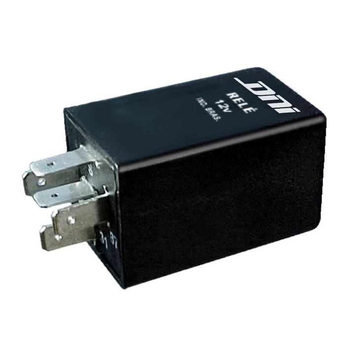 DNI0415 12V 250W - RELE ACIONADOR DE CARGA ATRAVES DE PULSO NEGATIVO/   LIGA E DESLIGA ATRAVES DE TECLA N.A. 12V 250W - USO GERAL - PC