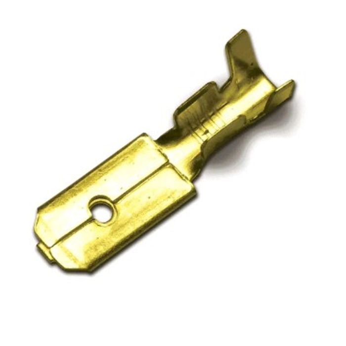 ISO1900011 MACHO - TERMINAL MACHO 6,3 MM (100 PCS - VALOR DO CENTO) - CT