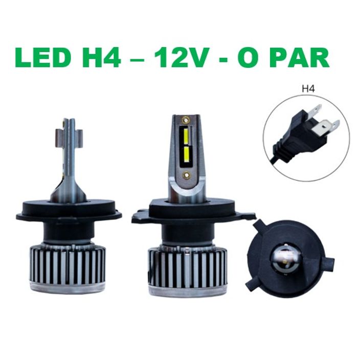ISO14LFR8 H4 12V - KIT LAMPADA LED R8 H4 12V 30000LM 42W 6500K (EMB. COM 02 PC- VALOR DO PAR) - KIT