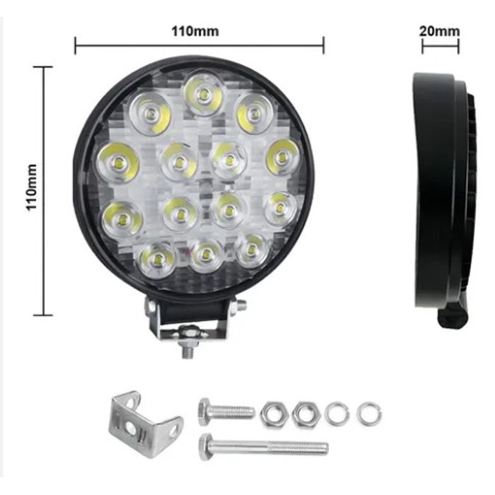 ISO6FR2497 12/24V - FAROL DE MILHA MINI 11CM REDONDO 12/24V (EMB. COM 1 PECA -VALOR UNITARIO)] - PC