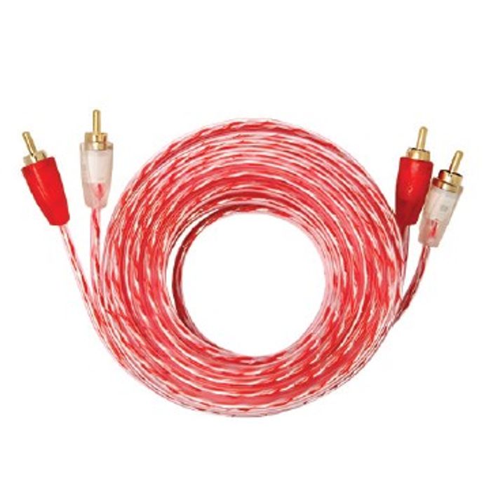 ISO228025 - 5MT - CABO RCA 2X2 COM 5 METROS - SILICONADO (BEM. COM 01 PECA- VALOU UNITARIO) - PC