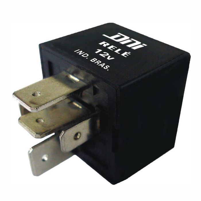 DNI8122 12V - RELE AUX. 80 AMP. SELADO USO GERAL REVERSOR 5 TERM. - PC